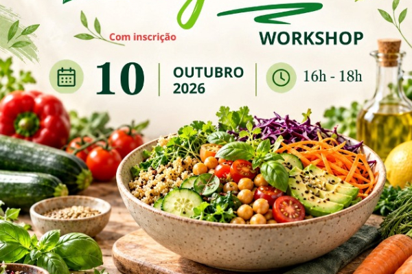 Faro: 10 Outubro - Workshop de Culinária Vegan - inscreva-se