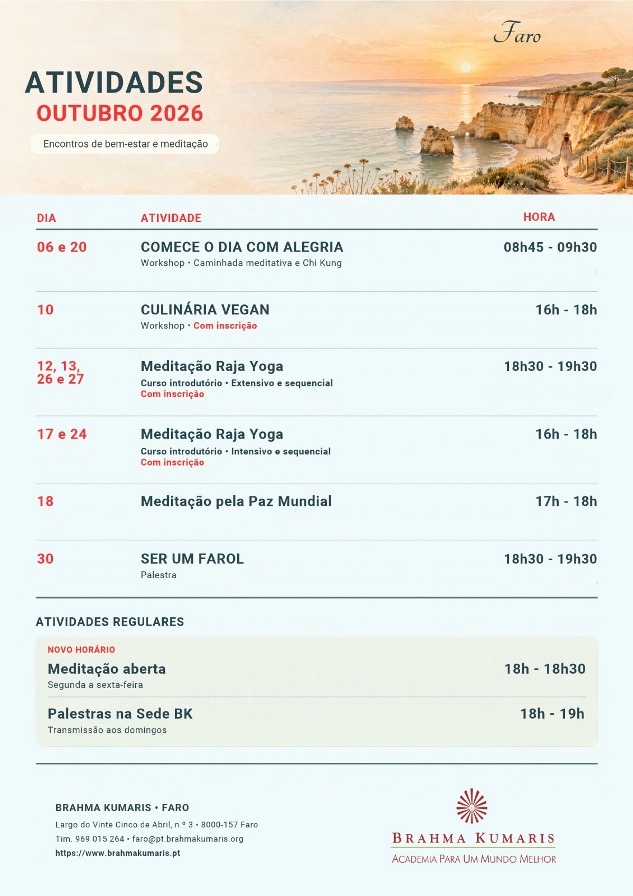Faro - Atividades em Outubro